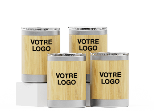 Crew Bamboo - Tasse de voyage customisé en bambou Crew Bamboo - Tasse de voyage customisé en bambou
