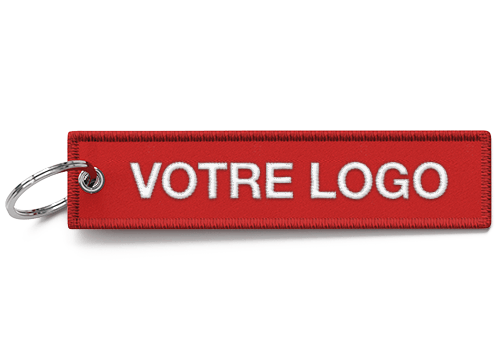 JetTag - Porte-clés en tissu promotionnels JetTag - Porte-clés en tissu promotionnels