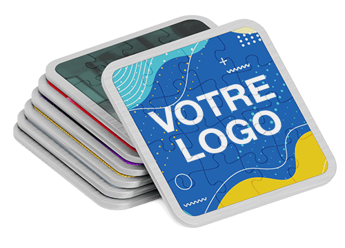 Montage - Sous-Verres publicitaires