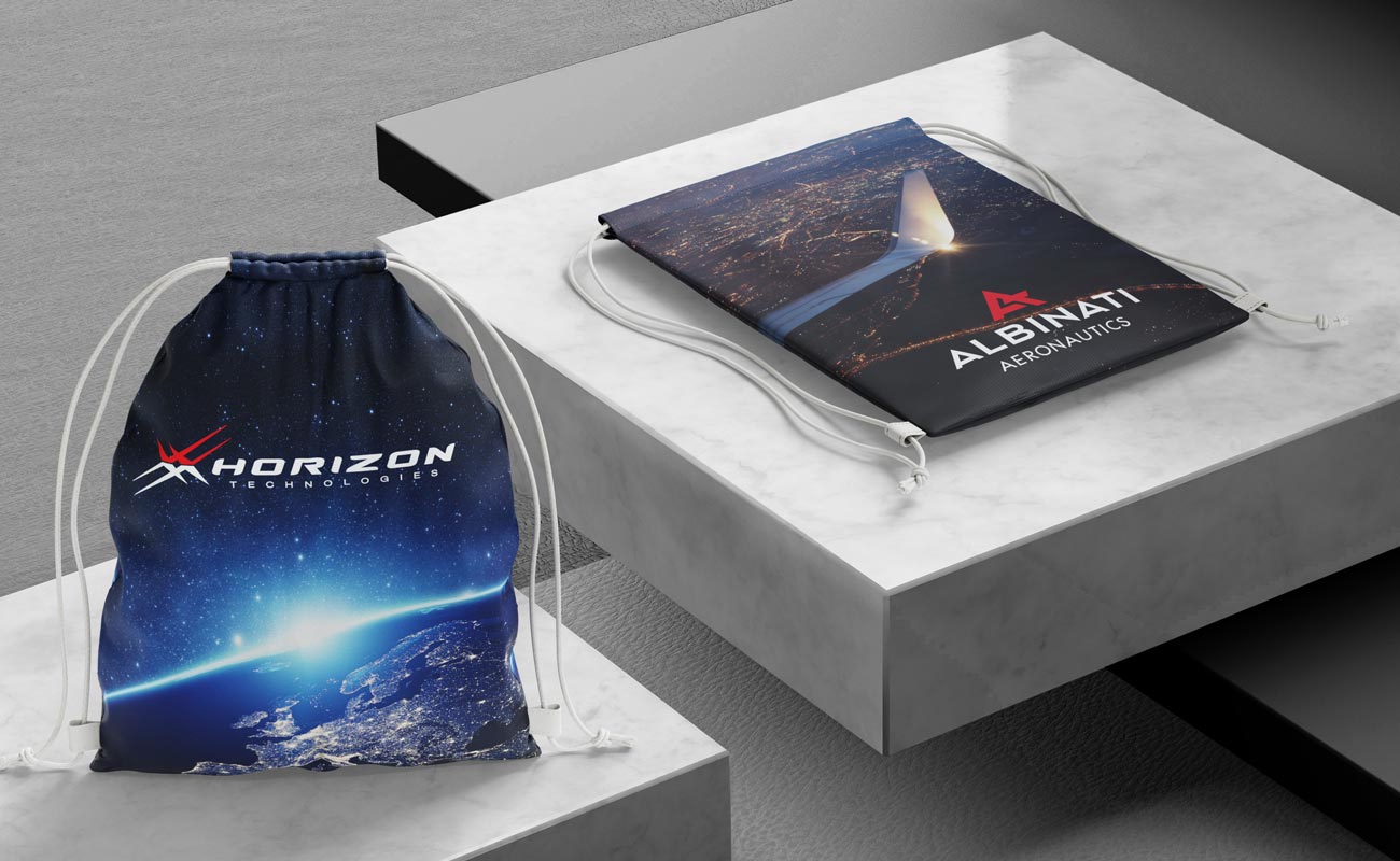 City - Tote Bags à cordon personnalisés gallery thumbnail