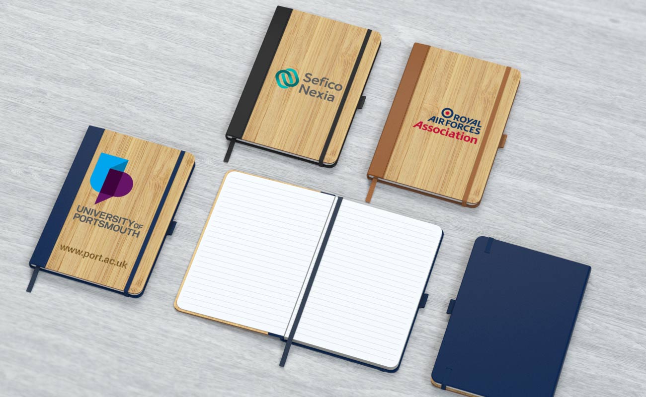 Grove - Carnets en bambou avec logo gallery thumbnail