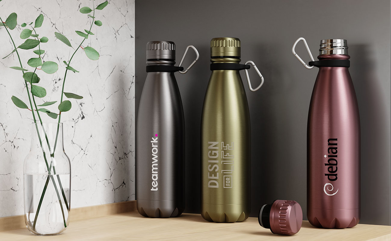 Nova Pure - Bouteille Isotherme avec Logo gallery thumbnail