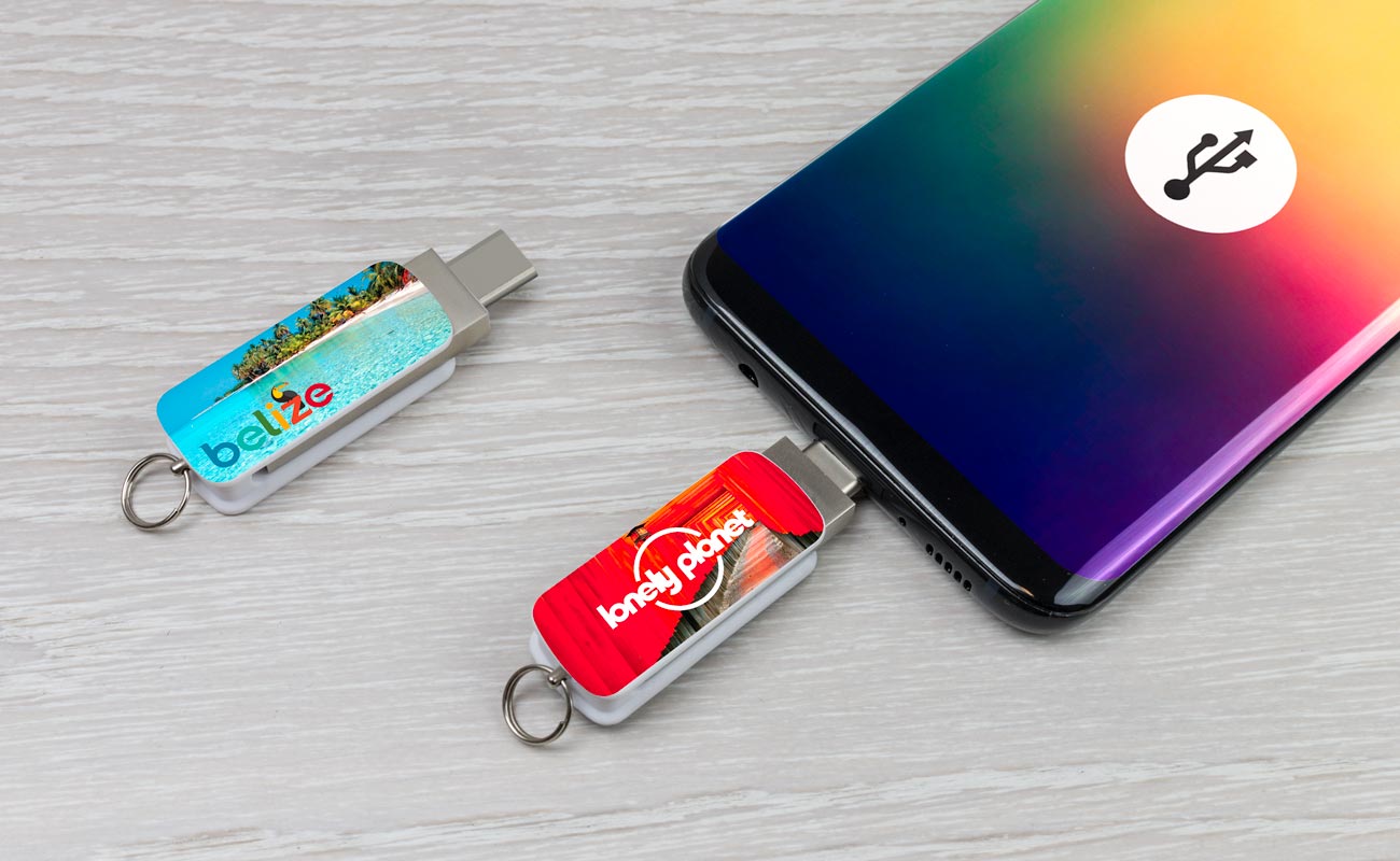 Orbit - Clés USB-C avec Logo gallery thumbnail