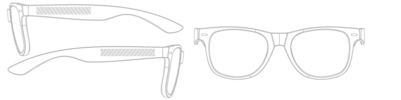 Lunettes de soleil Sérigraphie