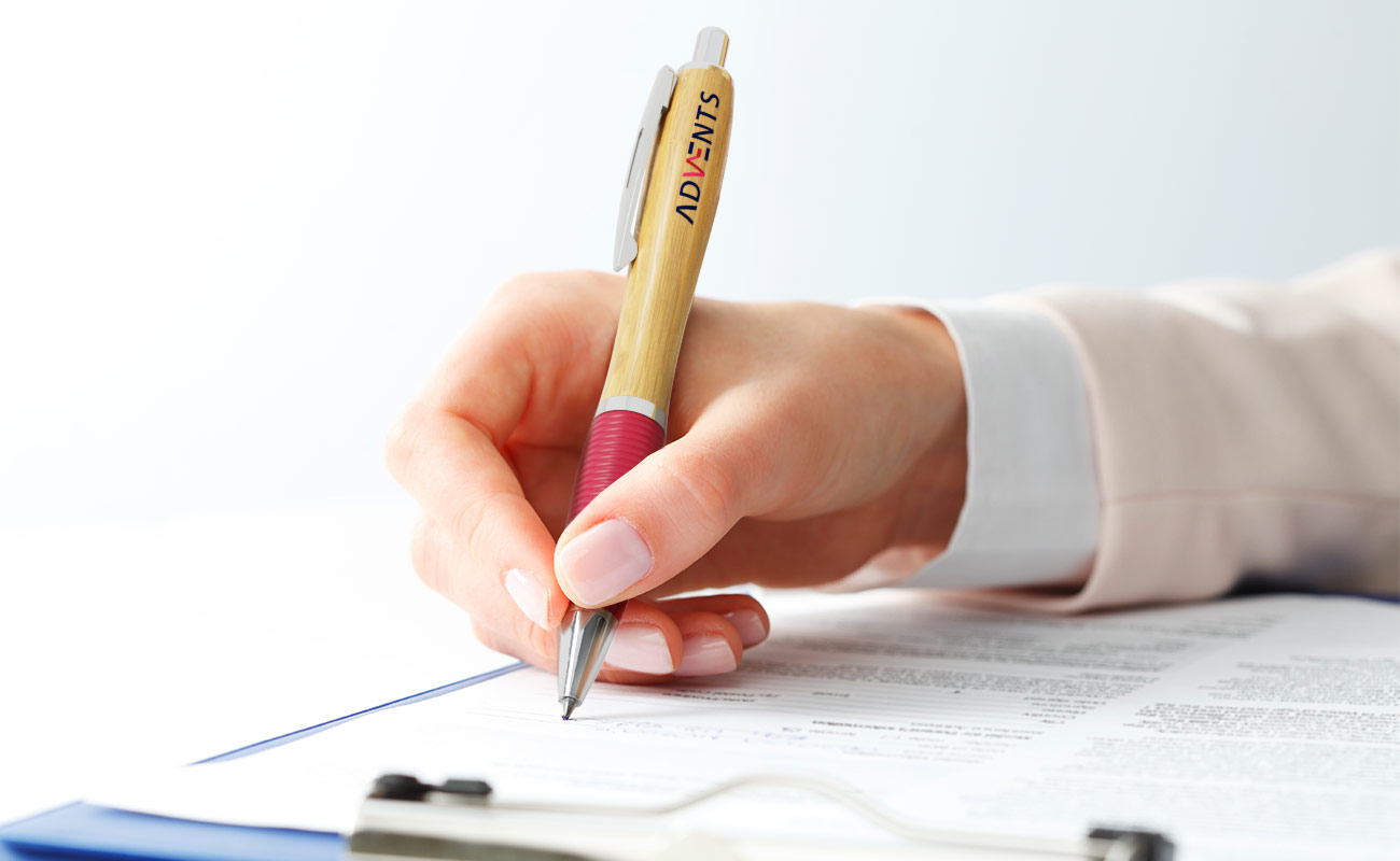 Ridge - Stylos en bambou goodies personnalisés gallery thumbnail