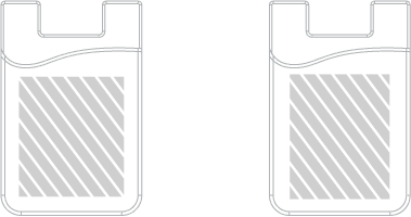 Porte-cartes smartphone Sérigraphie