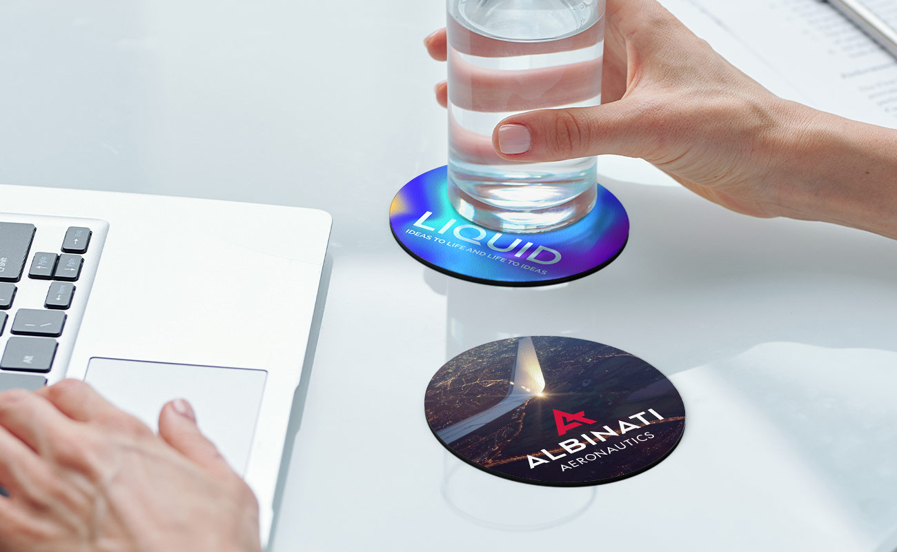 Surf - Sous-Verres avec logo gallery thumbnail