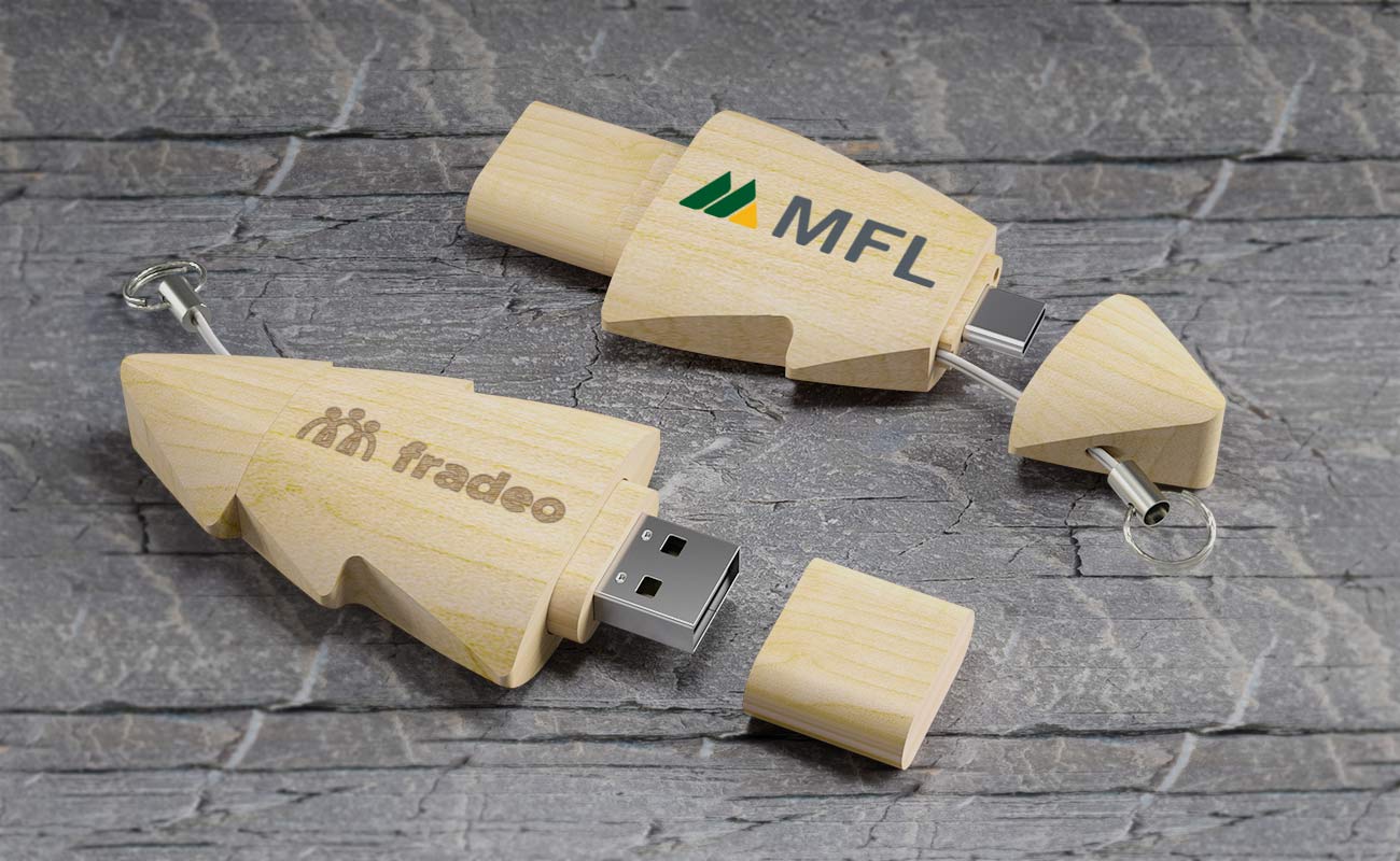 Tree Duo - Clef USB Personnalisée gallery thumbnail