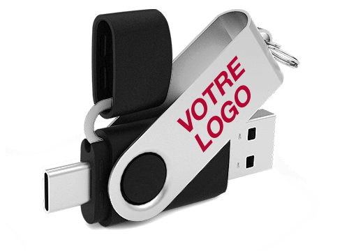 Twister Go - Clé USB-C Personnalisée Twister Go - Clé USB-C Personnalisée