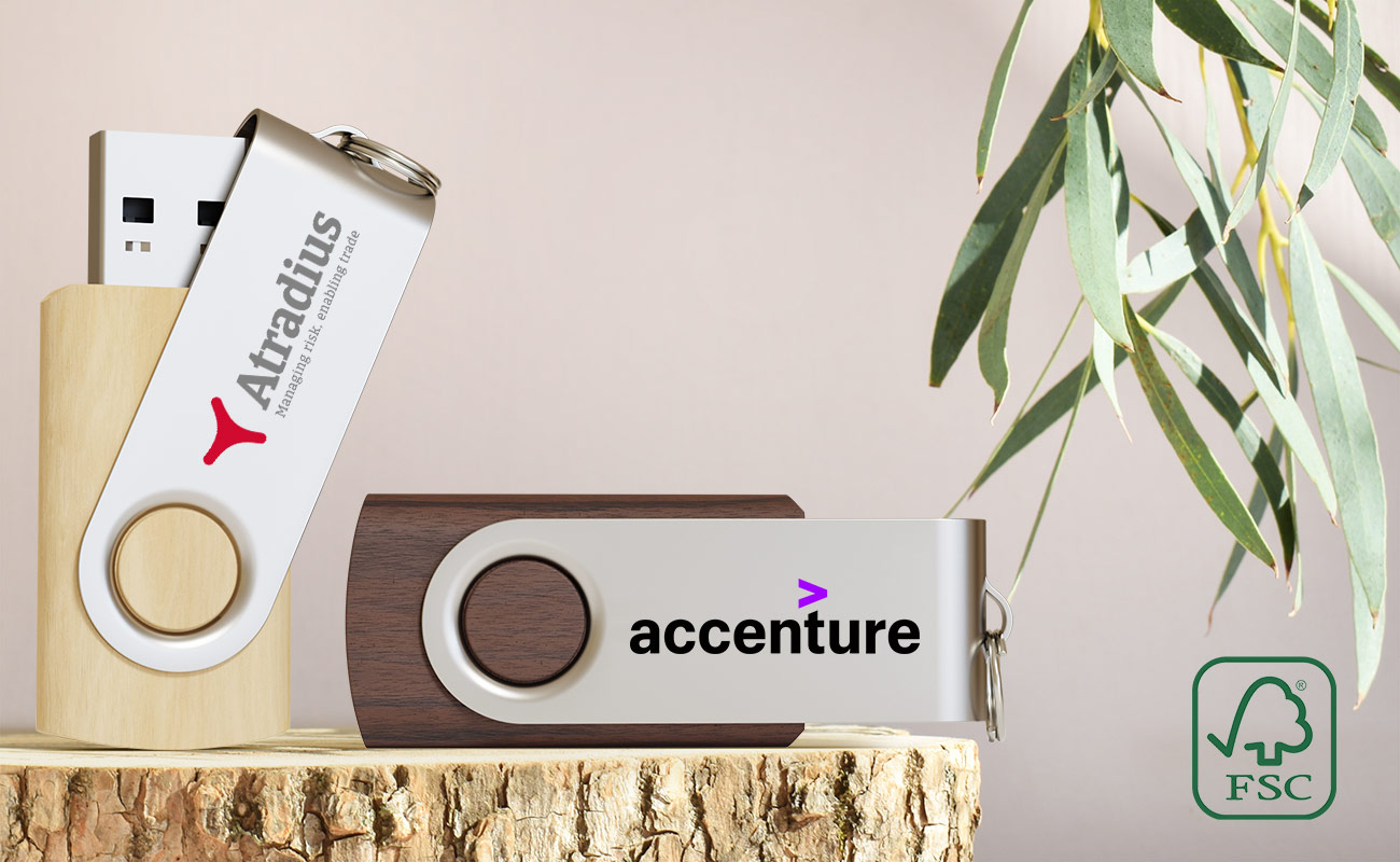 Twister Wood - Cle USB en Bois Twister Wood - Cle USB en Bois