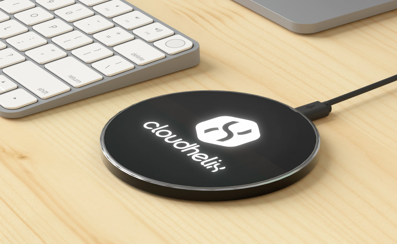 Vivid - Chargeur Sans Fil Personnalisé avec Logo gallery thumbnail